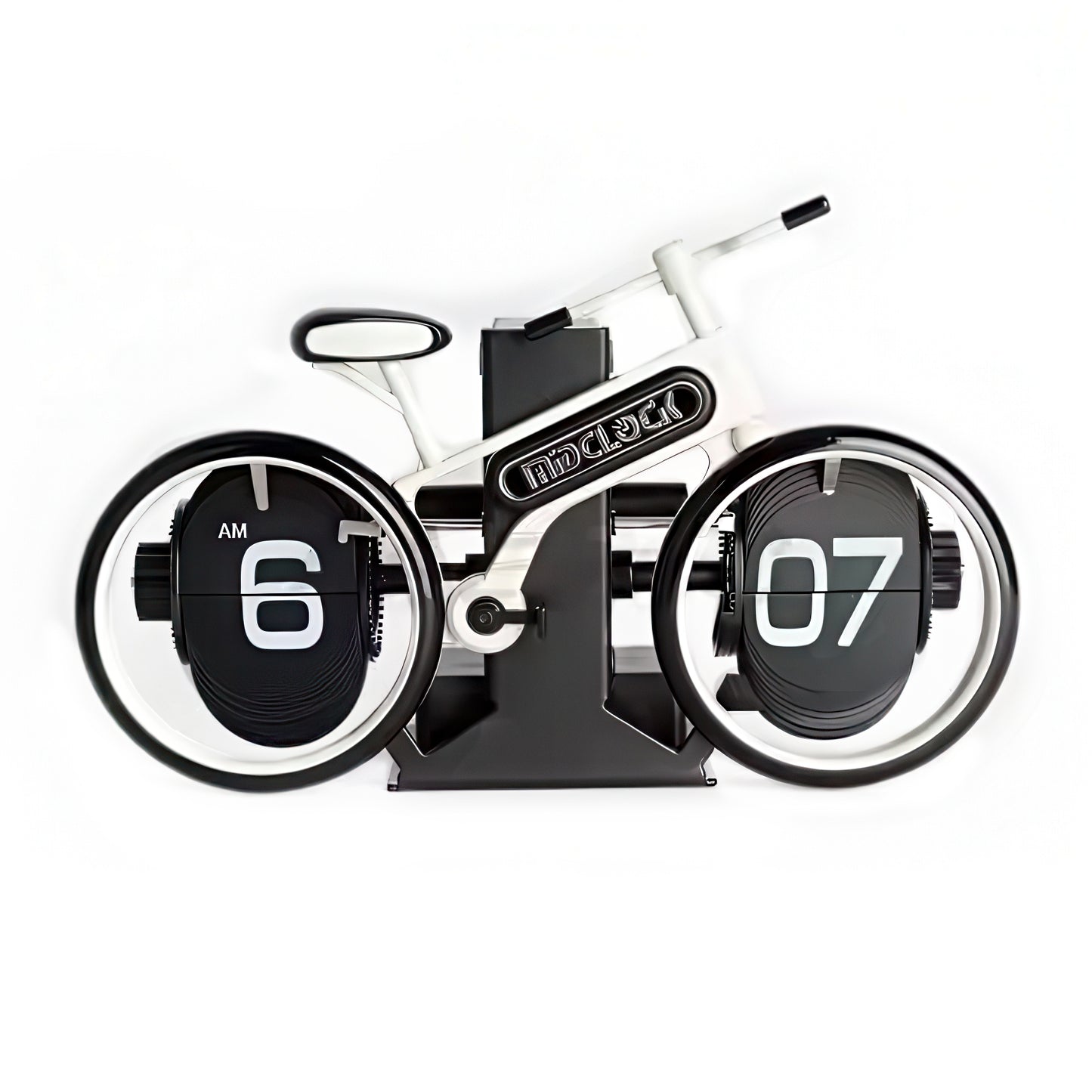Bicycle Shaped Mechanical Flip Clock
