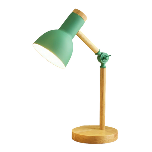 Eye Protection Nordic Style Wooden Desk Lamp