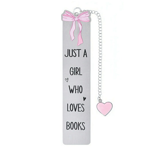 Cute Girly Stainless Steel Bookmark