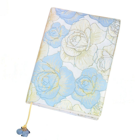 Floral Theme A5 Fabric Book Cover