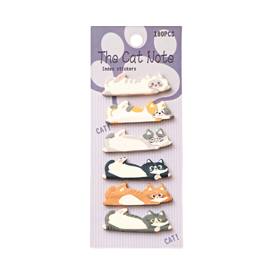 Cute Lying Cats Sticky Index Tabs