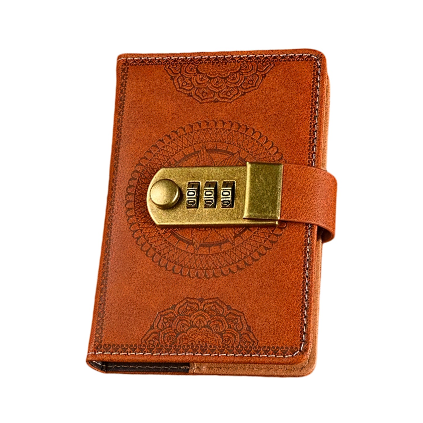 A6 Retro Style Pocket Notebook with Combination Lock