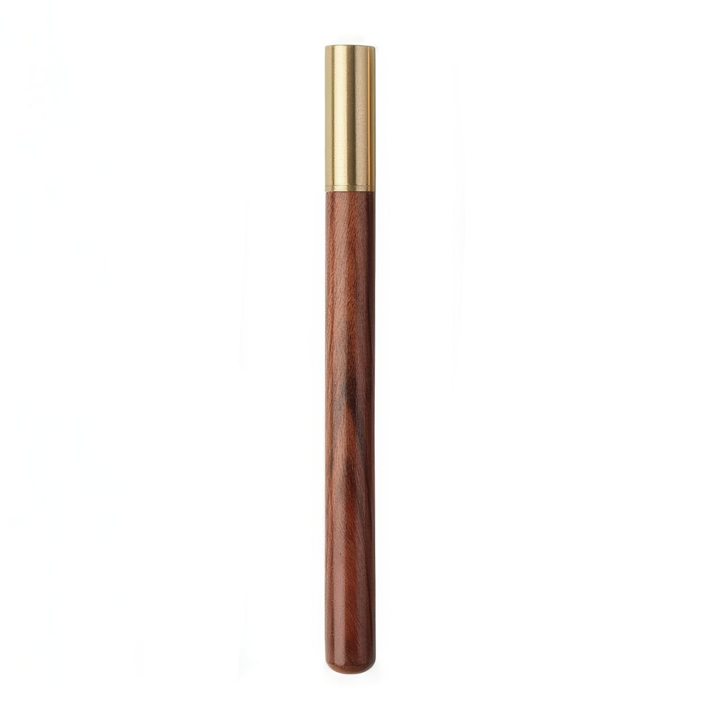 Retro Wooden and Brass Rollerball Pen