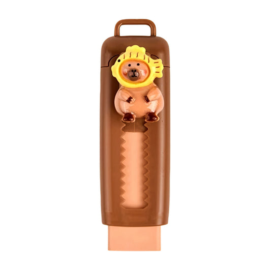 Capybara Themed Retractable Eraser
