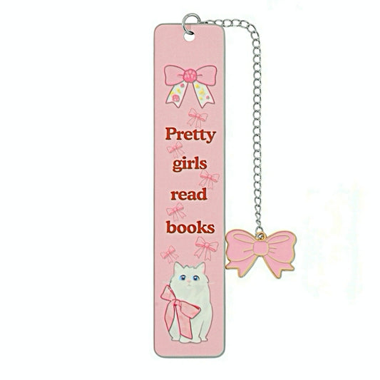 Cute Ribbon Themed Stainless Steel Bookmark