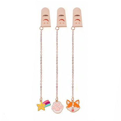 Cute Little Charm Metal Bookmark