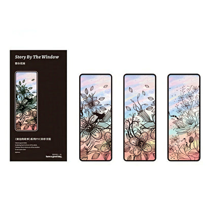 Story By The Window Translucent PVC Bookmark Set