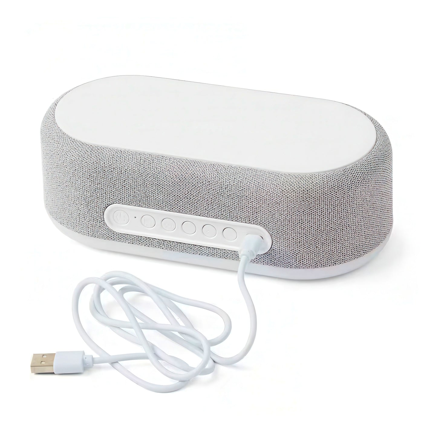 Alarm Clock with Wireless Charging and Nightlight