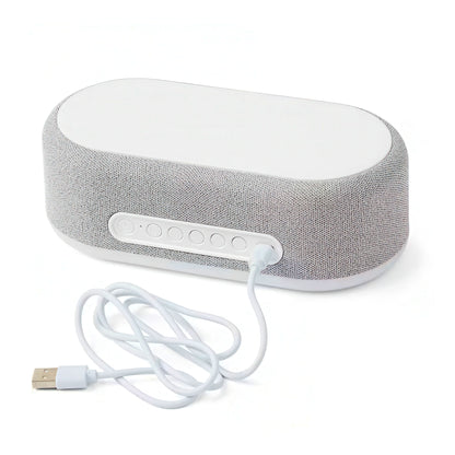 Alarm Clock with Wireless Charging and Nightlight