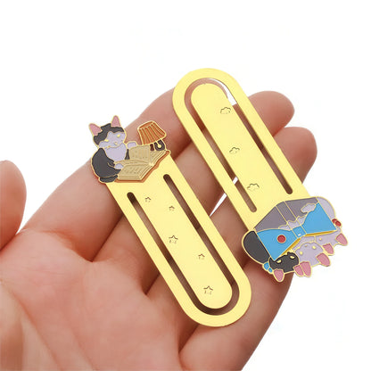 Pottering Cats Metal Bookmark