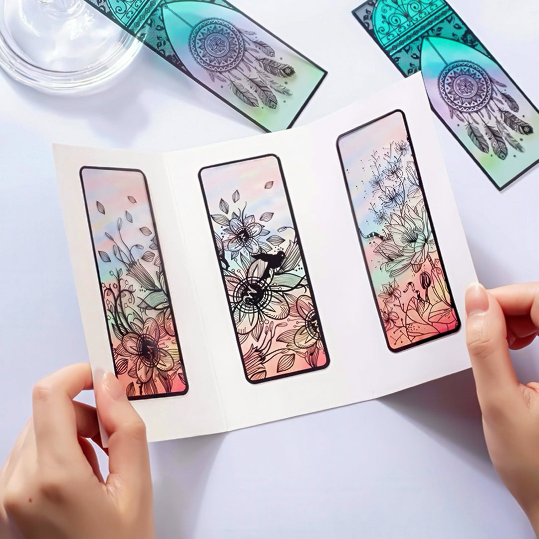 Story By The Window Translucent PVC Bookmark Set