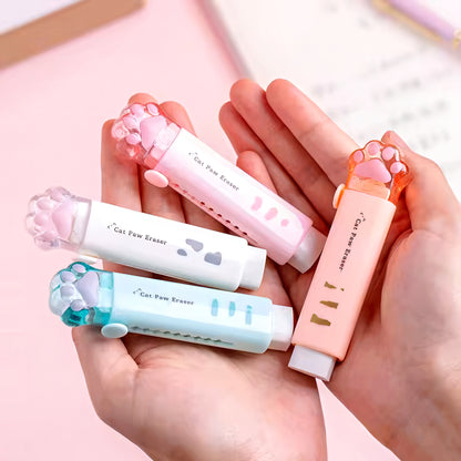 Cat Paw Retractable Eraser