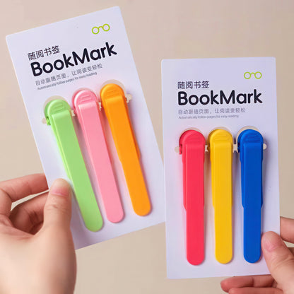 Colorful Smart Silicone Bookmark Set