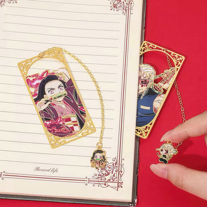 Demon Slayer Manga Golden Metal Bookmark