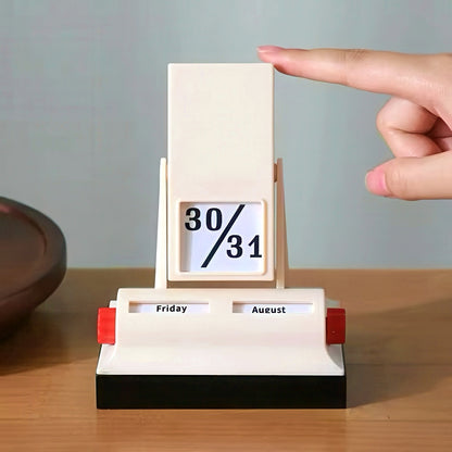 Retro Perpetual Flip Desk Calendar