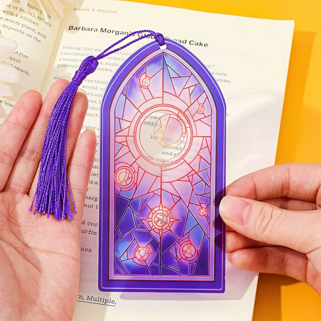 Sun and Moon Themed Acrylic Bookmark