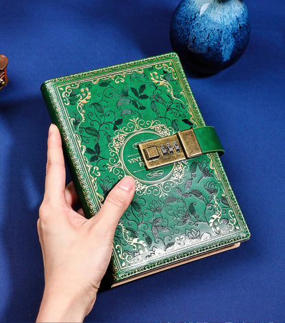 B6 Vintage Style Notebook with Combination Lock