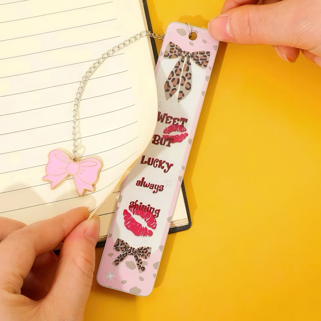Bold Girl Style Stainless Steel Bookmark