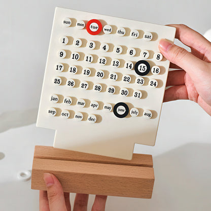 Creative Adjustable Perpetual Desk Calendar