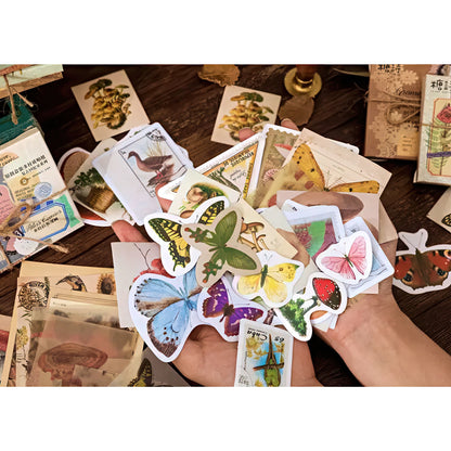 Retro Themed Scrapbook Supplies Pack