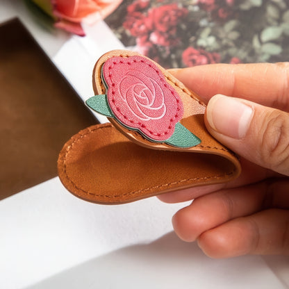 Timeless Magnetic Leather Bookmark