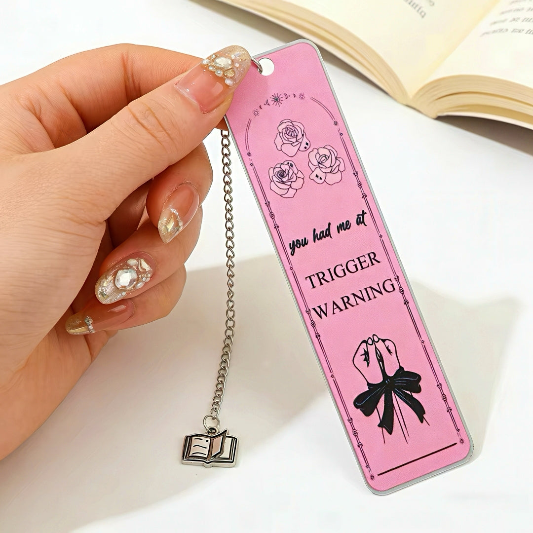 Bold Girl Style Stainless Steel Bookmark