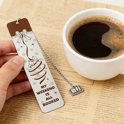 Bold Girl Style Stainless Steel Bookmark