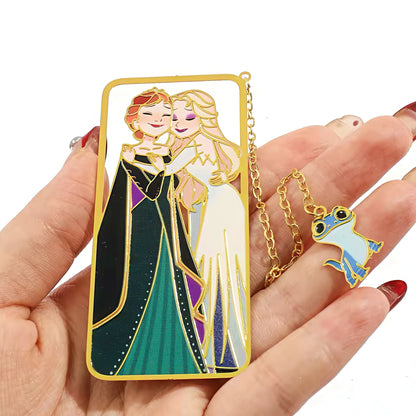 Disney Movie Frozen Elsa and Anna Metal Bookmark