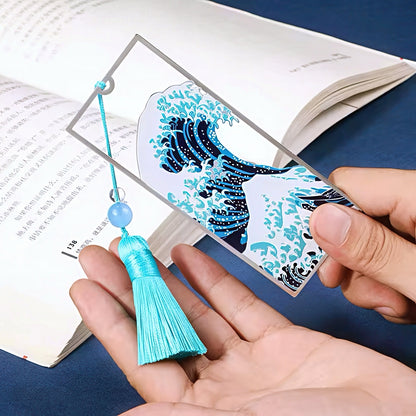 The Great Wave off Kanagawa Metal Bookmark