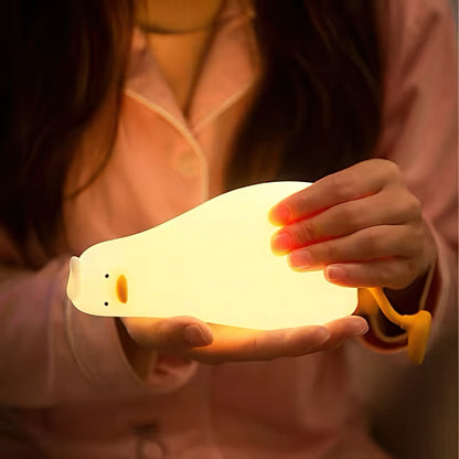 Cute Lying Duck Portable LED Nightlight
