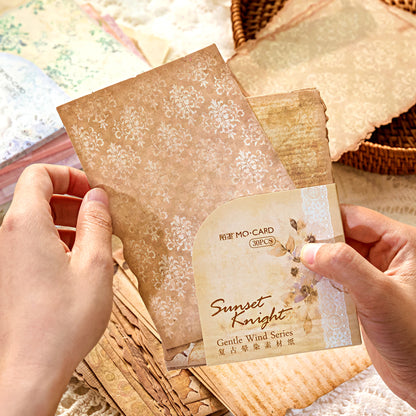 Gentle Wind Series Scrapbook Paper Set