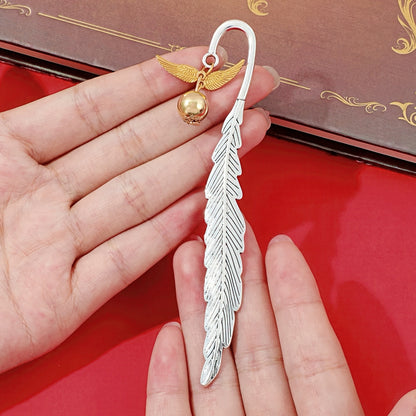 Harry Potter Vintage Feather Metal Bookmark