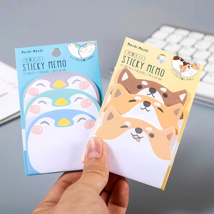 Cute Pet Face Sticky Notes