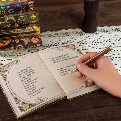 Art Nouveau Style Hardcover Journal