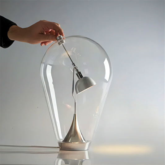 Italian Design Dimmable LED Blown Glass Desk Lamp