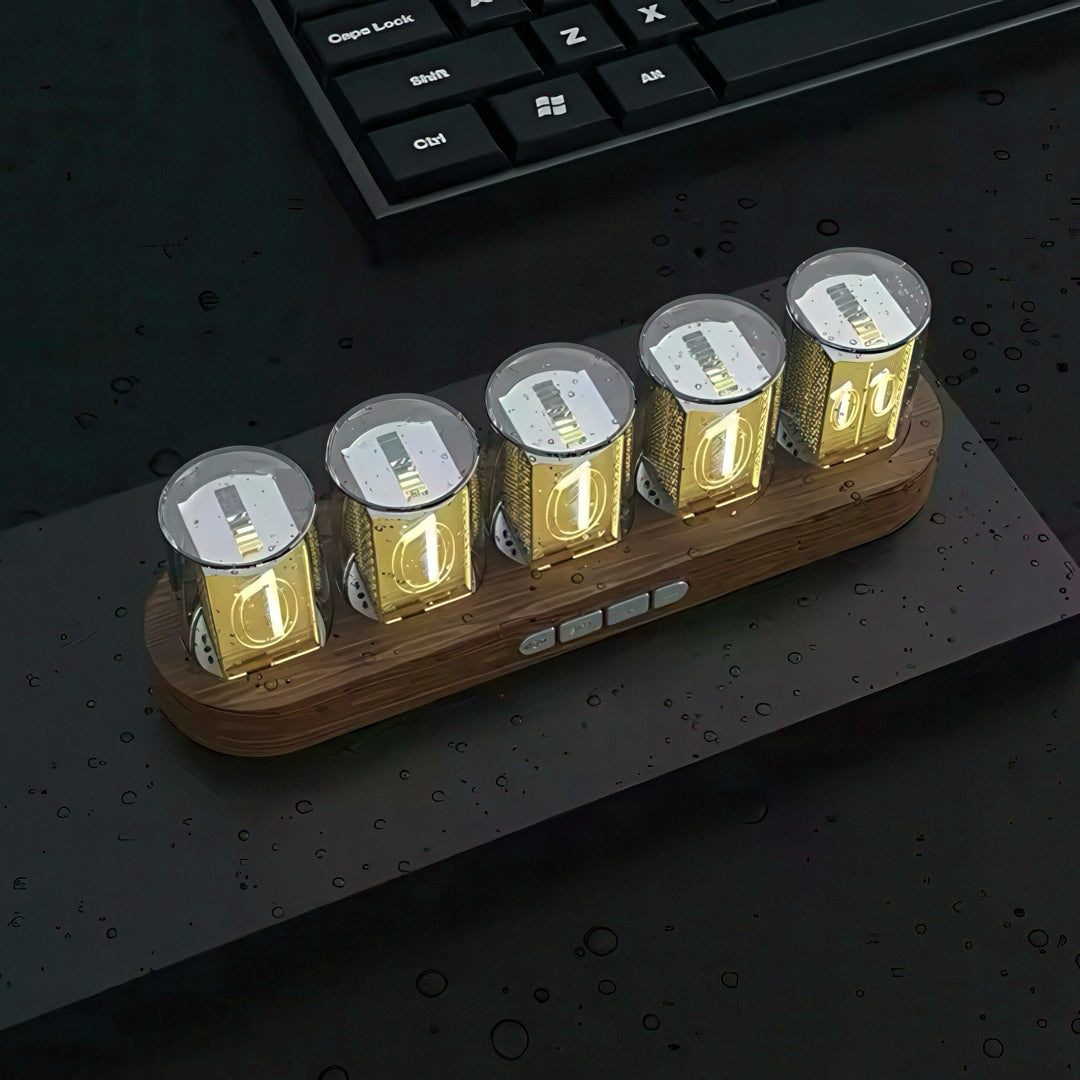Nixie Tube Clock with RGB LED Glow