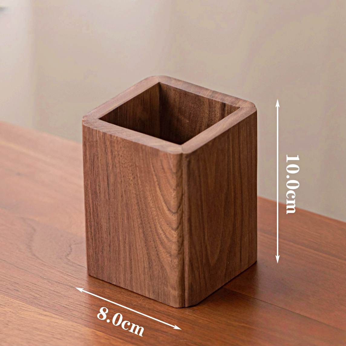 Aesthetic Wooden Pen Holder