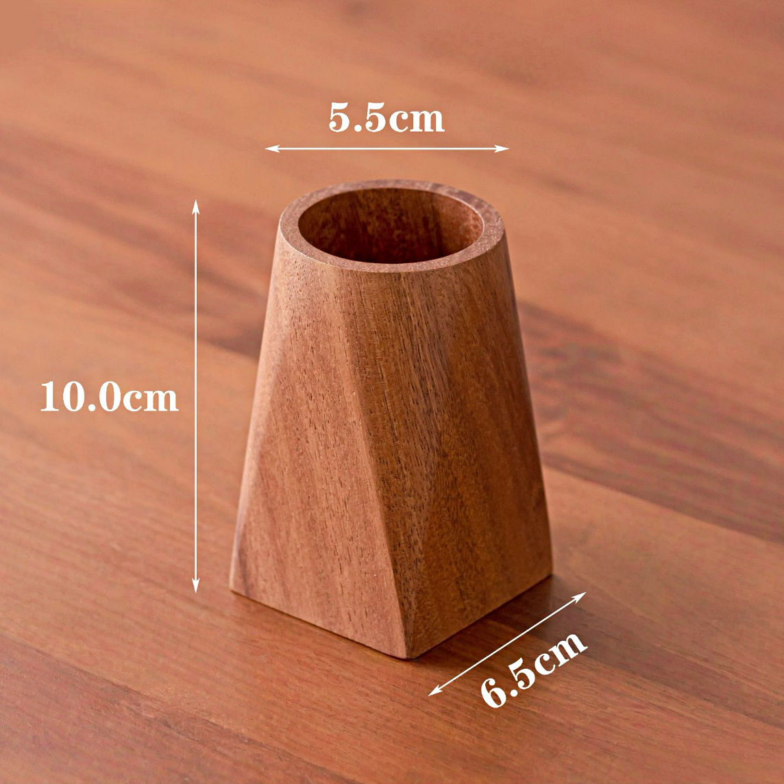 Aesthetic Wooden Pen Holder
