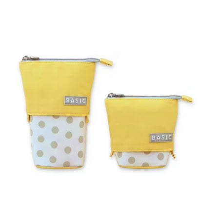Colorful Retractable Stand Up Pencil Case