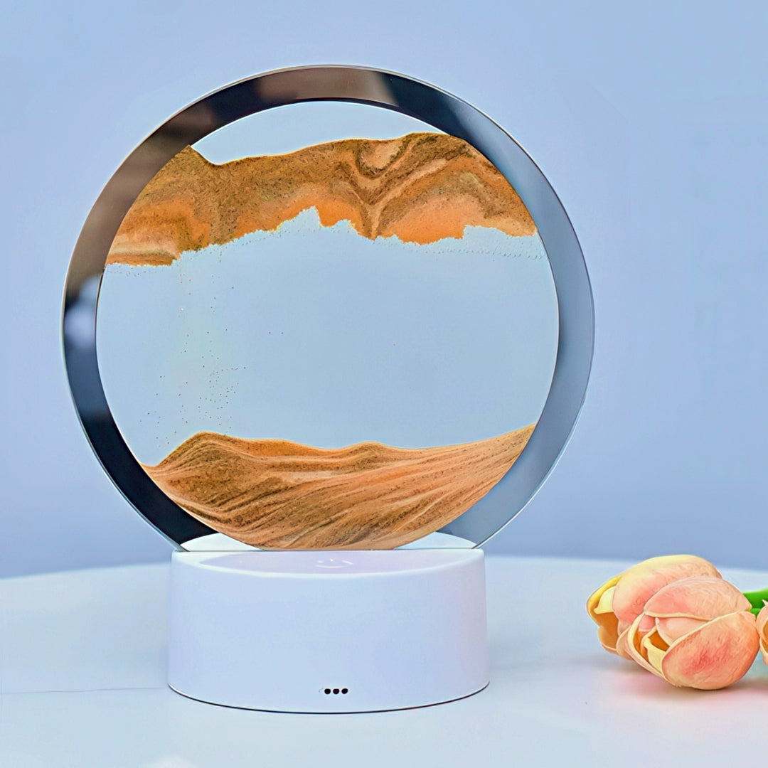 3D Moving Sand Art with Ambient Lighting