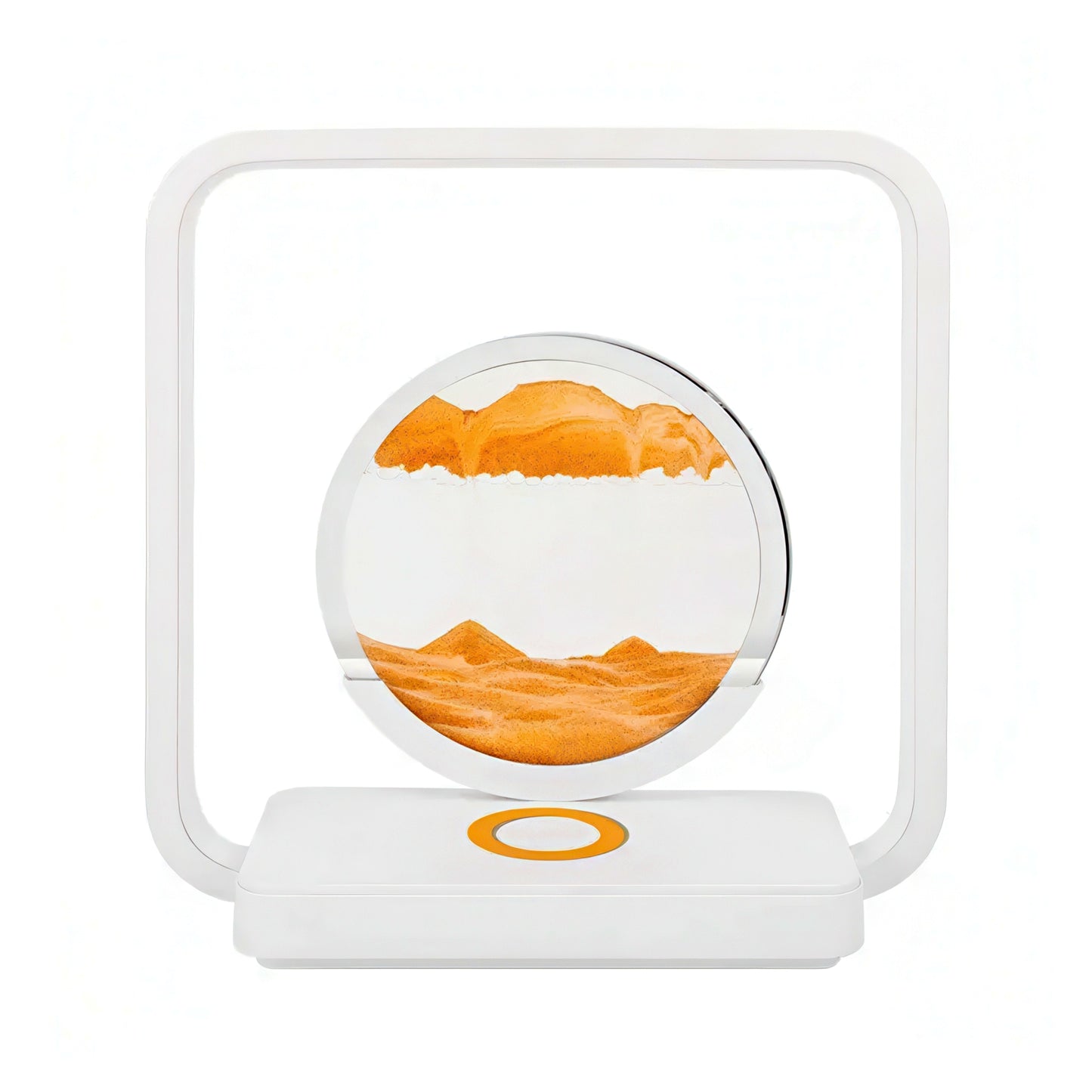 3D Moving Sand Art with Nightlight and Wireless Charging