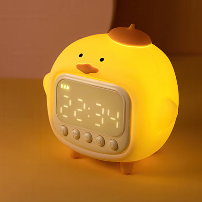 Cute Duck Alarm Clock with Nightlight