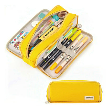 Large Capacity Macaron Color Pencil Case