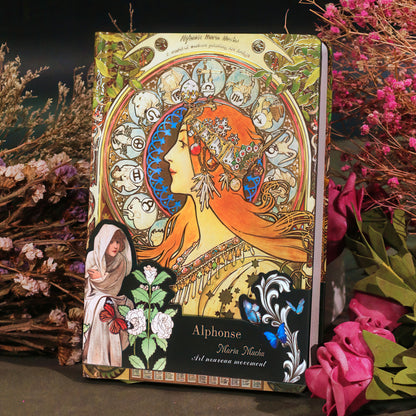 Alphonse Mucha Paintings Hardcover Journal