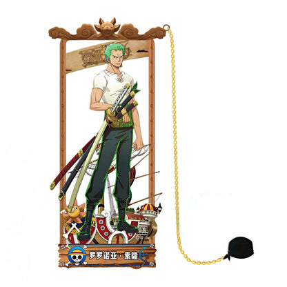 One Piece Manga Characters Metal Bookmark